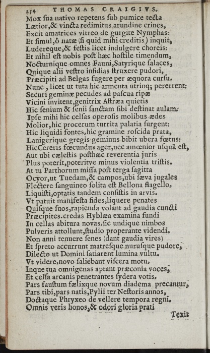 Photograph of Thomas Craig of Riccarton: Serenissimi & Invictissimi Principis Iacobi Britanniarum & Galliarum Regis Stefa ???????????? (1603)