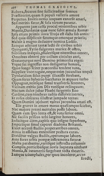 Photograph of Thomas Craig of Riccarton: Serenissimi & Invictissimi Principis Iacobi Britanniarum & Galliarum Regis Stefa ???????????? (1603)