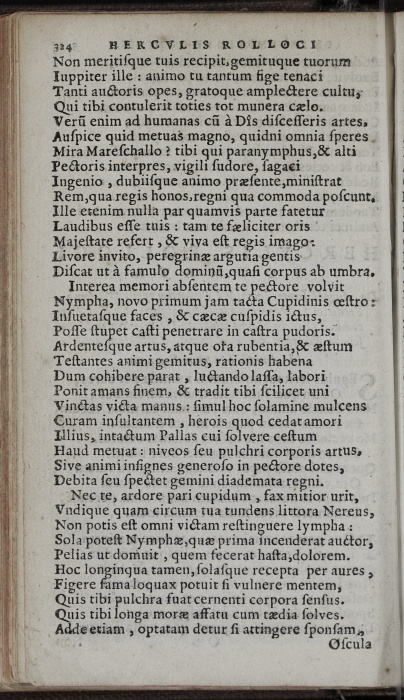 Photograph of Hercules Rollock: De Augustissimo Iacobi VI Scotorum Regis, & Annae, Frederici 2, Danorum Regis filiae conjugio, 13 Kal. Septemb. 1589. in Dania celebrato, Georgio Scotiae Mareschallo sui Regis vicem obeunte, Epithalamium. Ad Annam Scotorum Reginam.