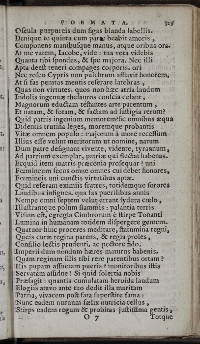 Photograph of Hercules Rollock: De Augustissimo Iacobi VI Scotorum Regis, & Annae, Frederici 2, Danorum Regis filiae conjugio, 13 Kal. Septemb. 1589. in Dania celebrato, Georgio Scotiae Mareschallo sui Regis vicem obeunte, Epithalamium. Ad Annam Scotorum Reginam.