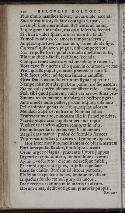 Photograph of Hercules Rollock: De Augustissimo Iacobi VI Scotorum Regis, & Annae, Frederici 2, Danorum Regis filiae conjugio, 13 Kal. Septemb. 1589. in Dania celebrato, Georgio Scotiae Mareschallo sui Regis vicem obeunte, Epithalamium. Ad Annam Scotorum Reginam.