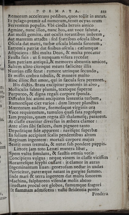 Photograph of Hercules Rollock: De Augustissimo Iacobi VI Scotorum Regis, & Annae, Frederici 2, Danorum Regis filiae conjugio, 13 Kal. Septemb. 1589. in Dania celebrato, Georgio Scotiae Mareschallo sui Regis vicem obeunte, Epithalamium. Ad Annam Scotorum Reginam.