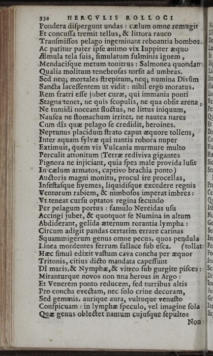 Photograph of Hercules Rollock: De Augustissimo Iacobi VI Scotorum Regis, & Annae, Frederici 2, Danorum Regis filiae conjugio, 13 Kal. Septemb. 1589. in Dania celebrato, Georgio Scotiae Mareschallo sui Regis vicem obeunte, Epithalamium. Ad Annam Scotorum Reginam.