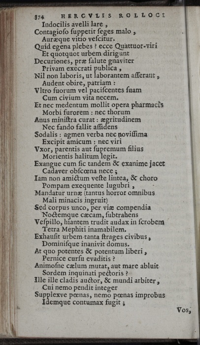 Photograph of Hercules Rollock: De Peste Edinburgi & reliqua late Scotia grassante anno 1585. Nania.